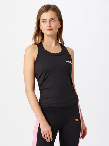 ELLESSE Sporttop 'Curasci' in Schwarz: Vorderseite