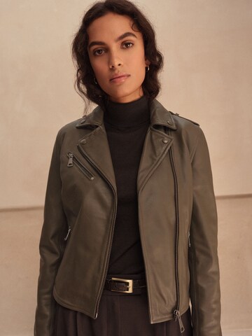 Next Демисезонная куртка 'N. Real' в Зеленый: спереди