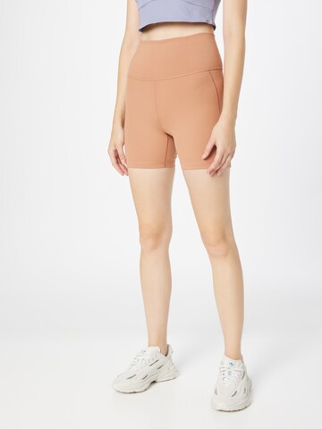 ADIDAS PERFORMANCE Skinny Sportsbukser 'Studio' i orange: forside