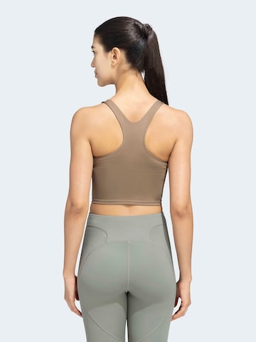 ADIDAS BY STELLA MCCARTNEY Sports top in Brown