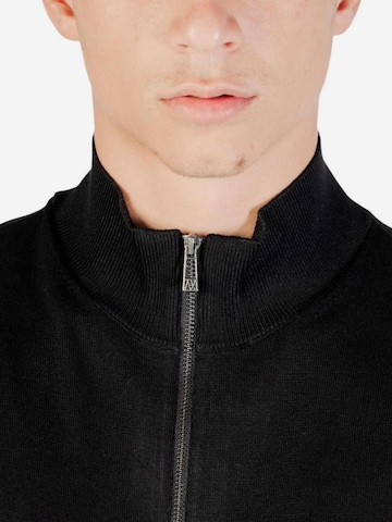 ARMANI EXCHANGE Gebreid vest in Zwart