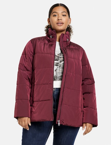SAMOON Zimná bunda - Červená: predná strana
