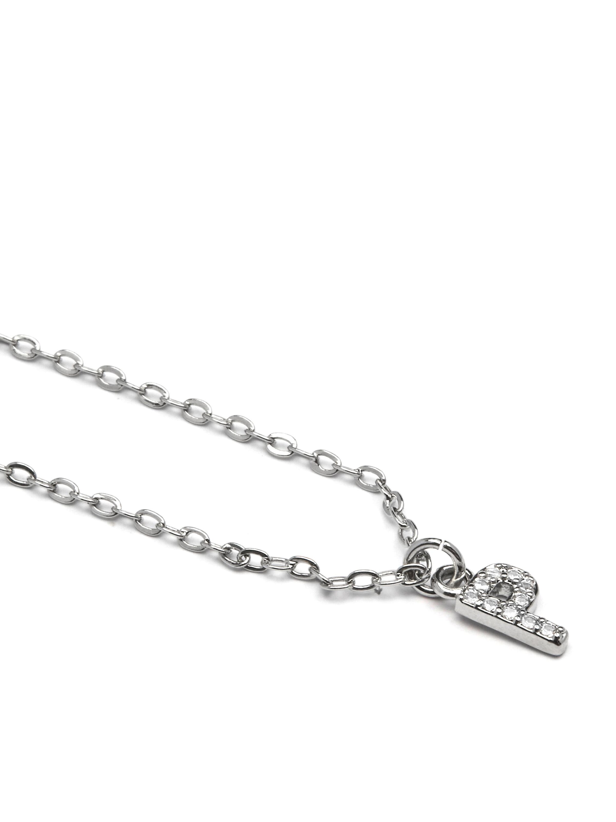 Luxenter - Cadena 'Alphabet' en blanco