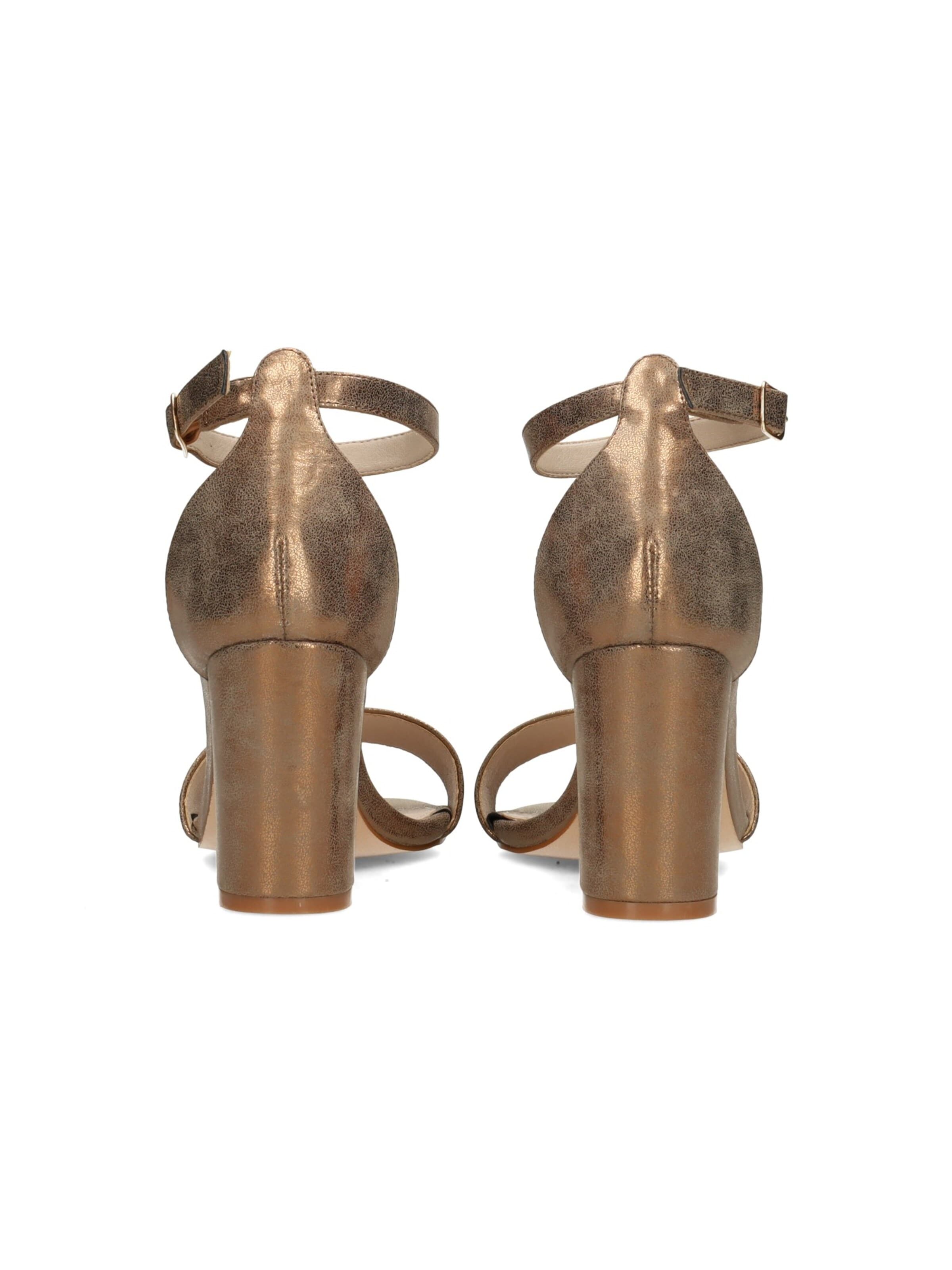 Sandales à lanières 'Laurie' POSH by Poelman en bronze