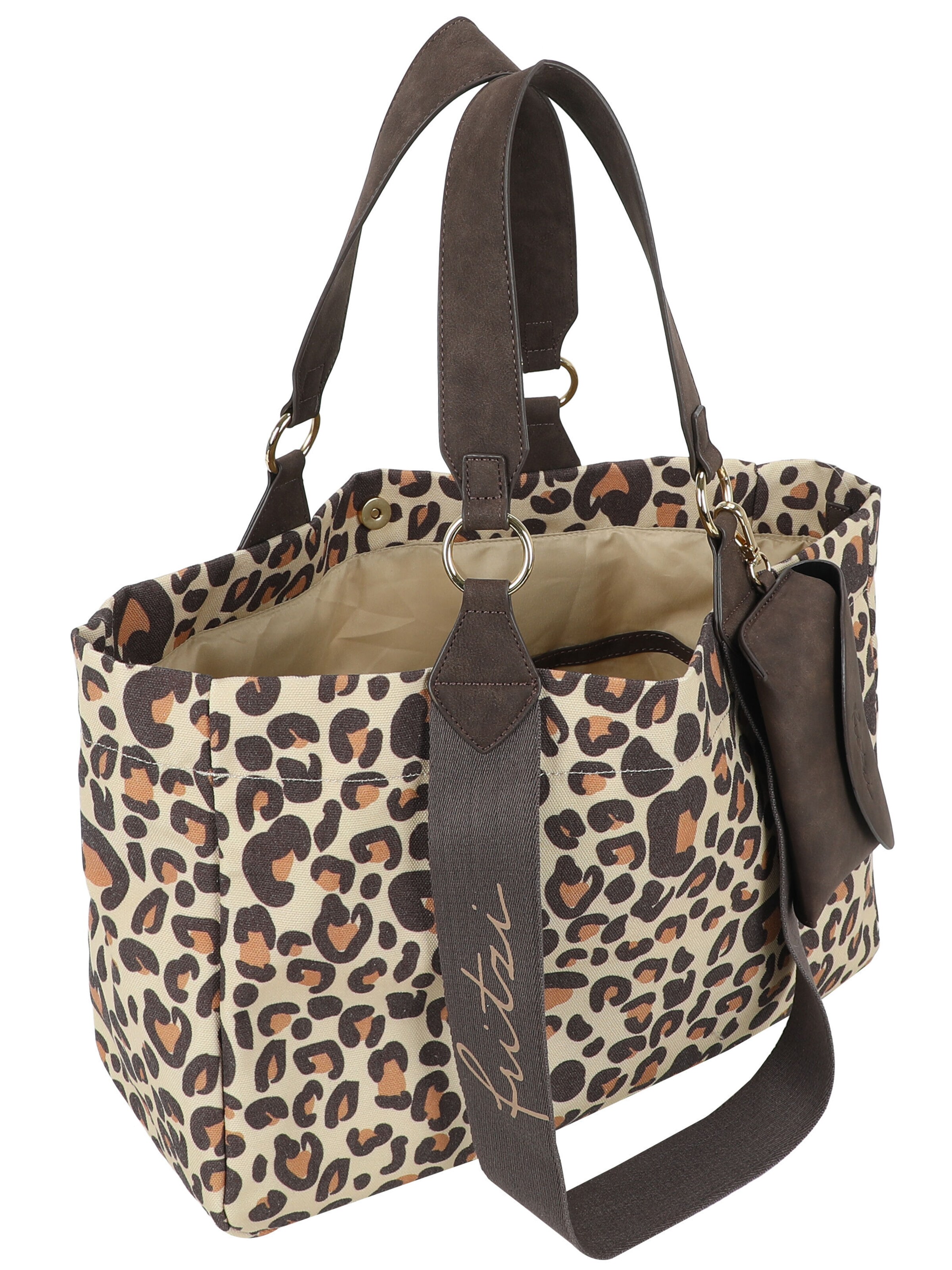 Fritzi aus Preußen Shopper 'Izzy Medium Limited Leo Camel' in Beige