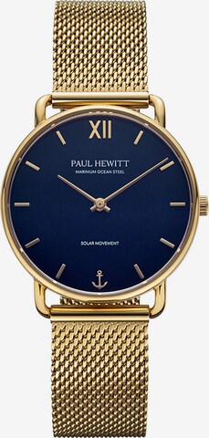 Paul Hewitt Analog Watch 'Sailor' in Gold: front