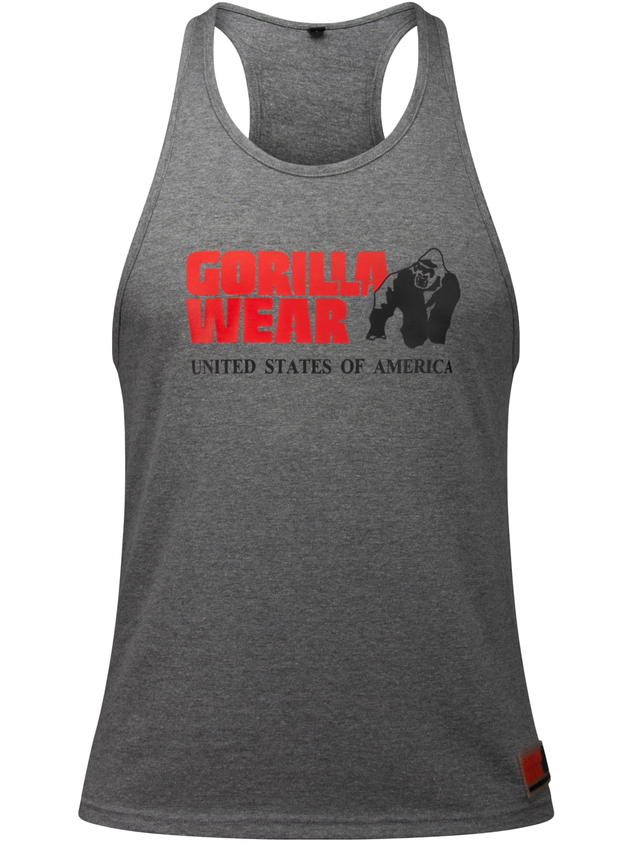 T-Shirt Gorilla Wear en gris : devant