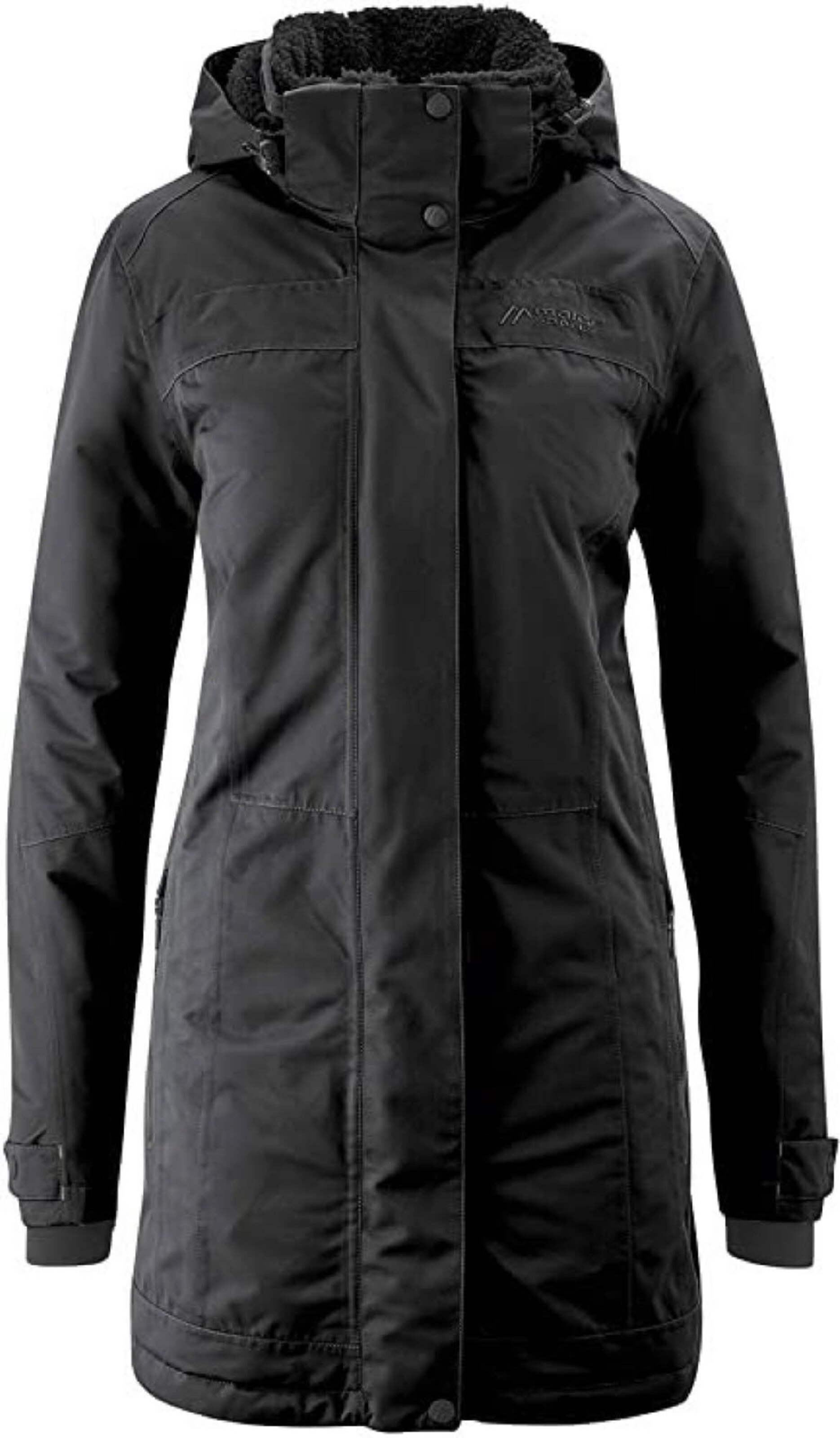 Maier Sports Outdoorjacke 'Lisa 2.1' in Schwarz: Vorderseite