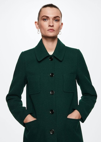 MANGO Zimný kabát 'Bardot' - Zelená