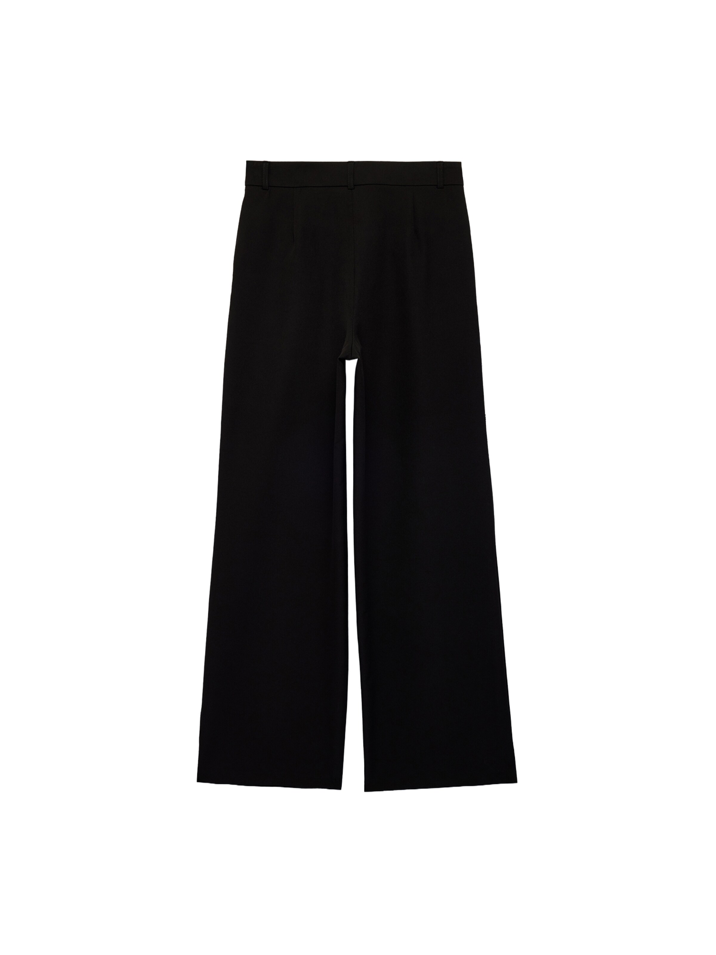 Koton Wide leg Pleat-front trousers in Black