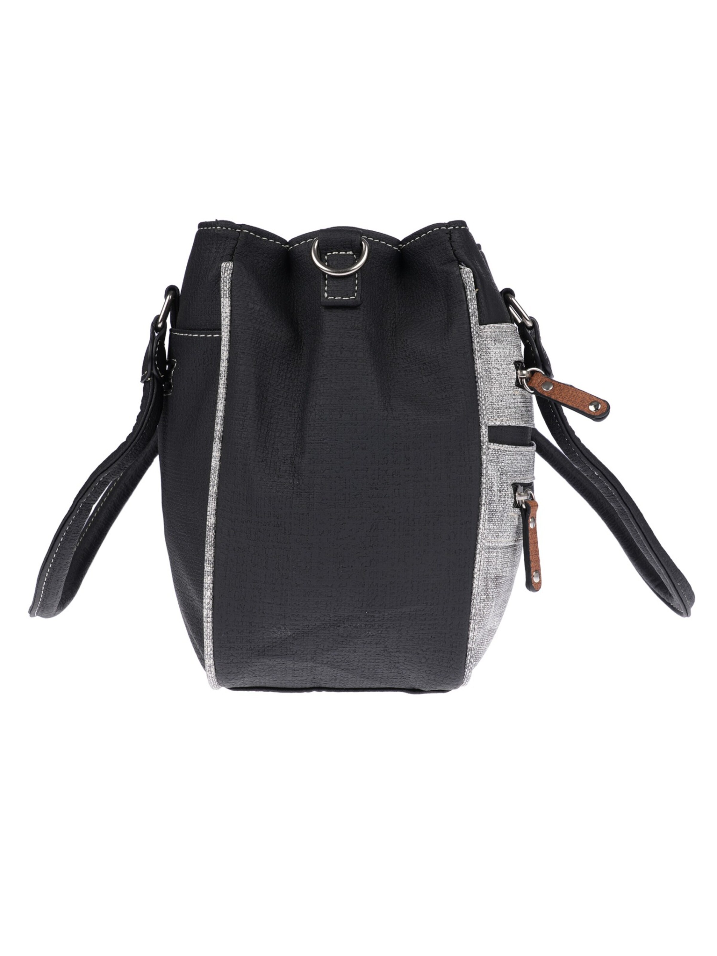Christian Wippermann Handtasche 'Große Damen Tasche Umhängetasche Schultertasche'‌‌‌‌‌‌‌‌‌‌ in Grau