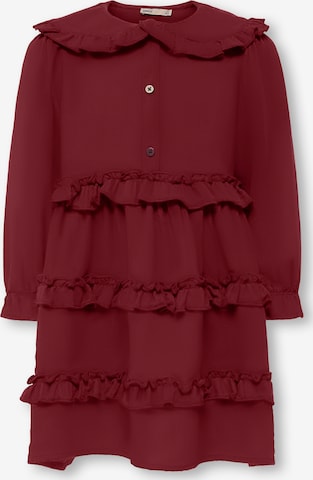 ONLY GIRLS - Vestido 'KMGThyra' en rojo: frente