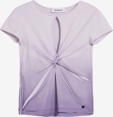 purpurinė Desigual Marškinėliai: priekis