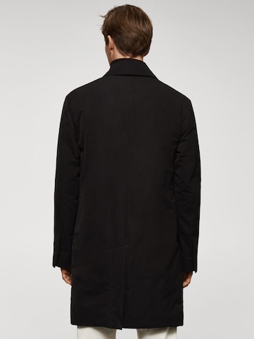 MANGO MAN Between-Seasons Coat 'BONET' in Black