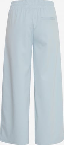 ICHI Wide leg Pleat-front trousers 'KATE' in Blue