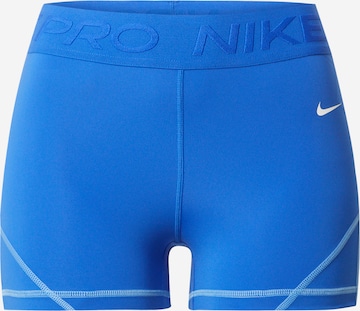 NIKE - Skinny Calças de desporto 'NVLTY' em azul: frente