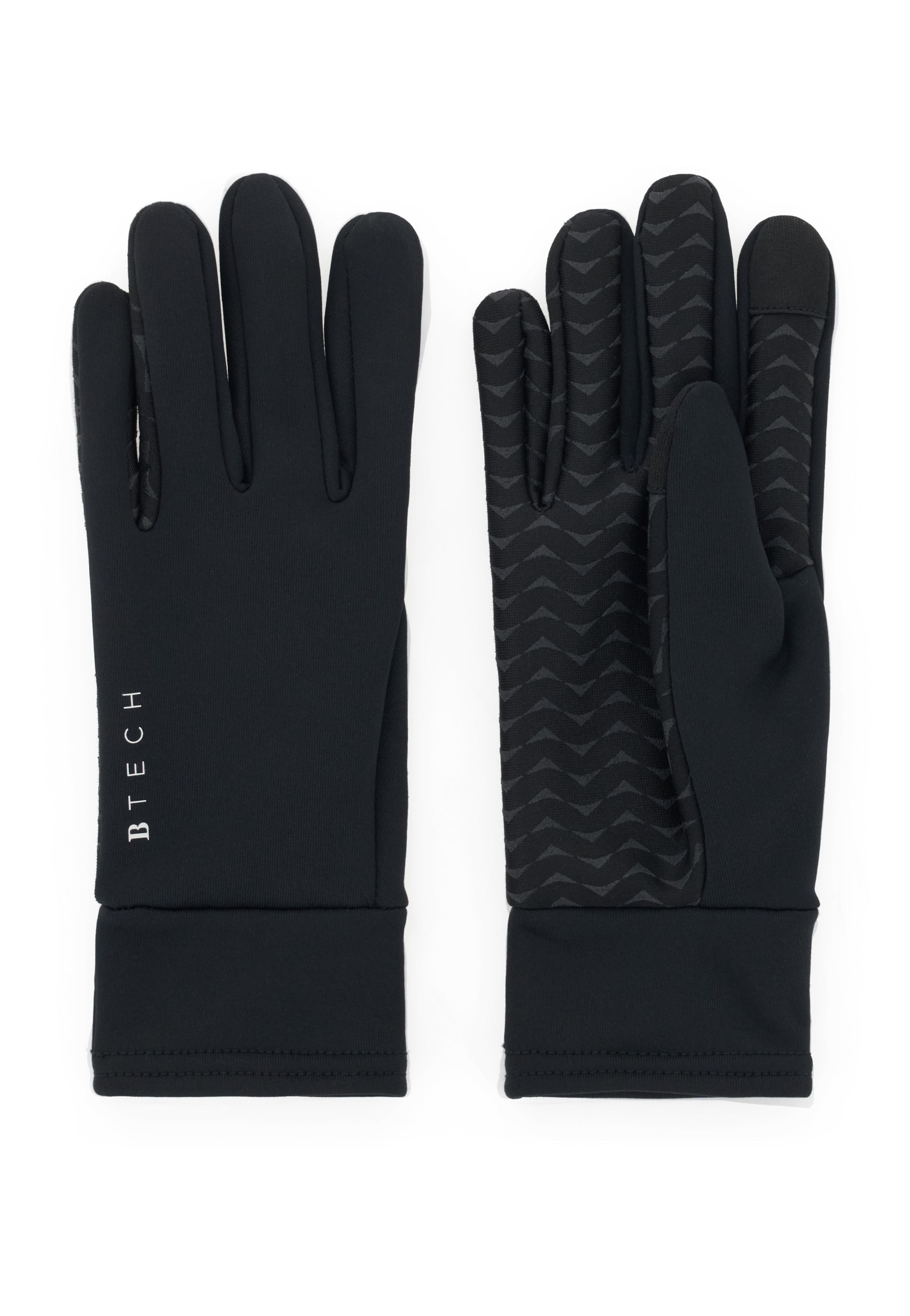Gants 'B Tech' Boggi Milano en noir : devant