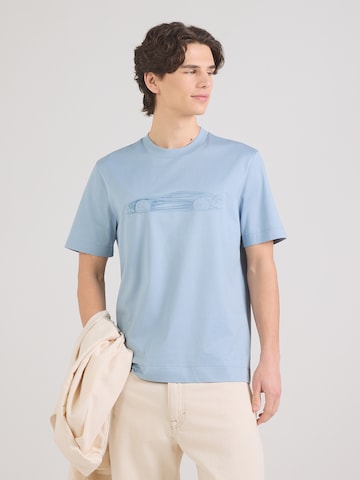 BOSS - Camiseta 'C-Taut 242_AM' en azul: frente