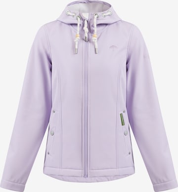 Veste fonctionnelle Schmuddelwedda en violet : devant