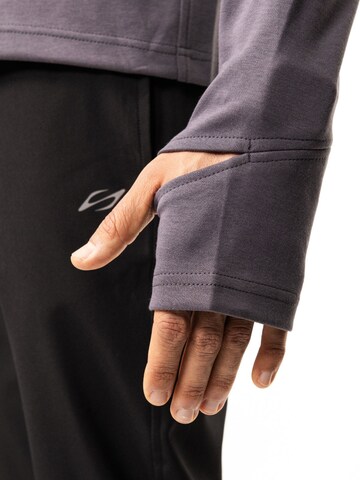 saved lab Funktionsshirt 'SL-161 Quarter Zip Anthracite'‌‌‌‌‌‌ in Grau