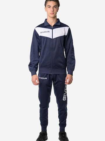 Completo sportivo 'Tuta sportiva Unisex Givova Visa in triacetato TR018 TUTA VISA TRIACETATO GIVOVA' di Givova in bianco: frontale