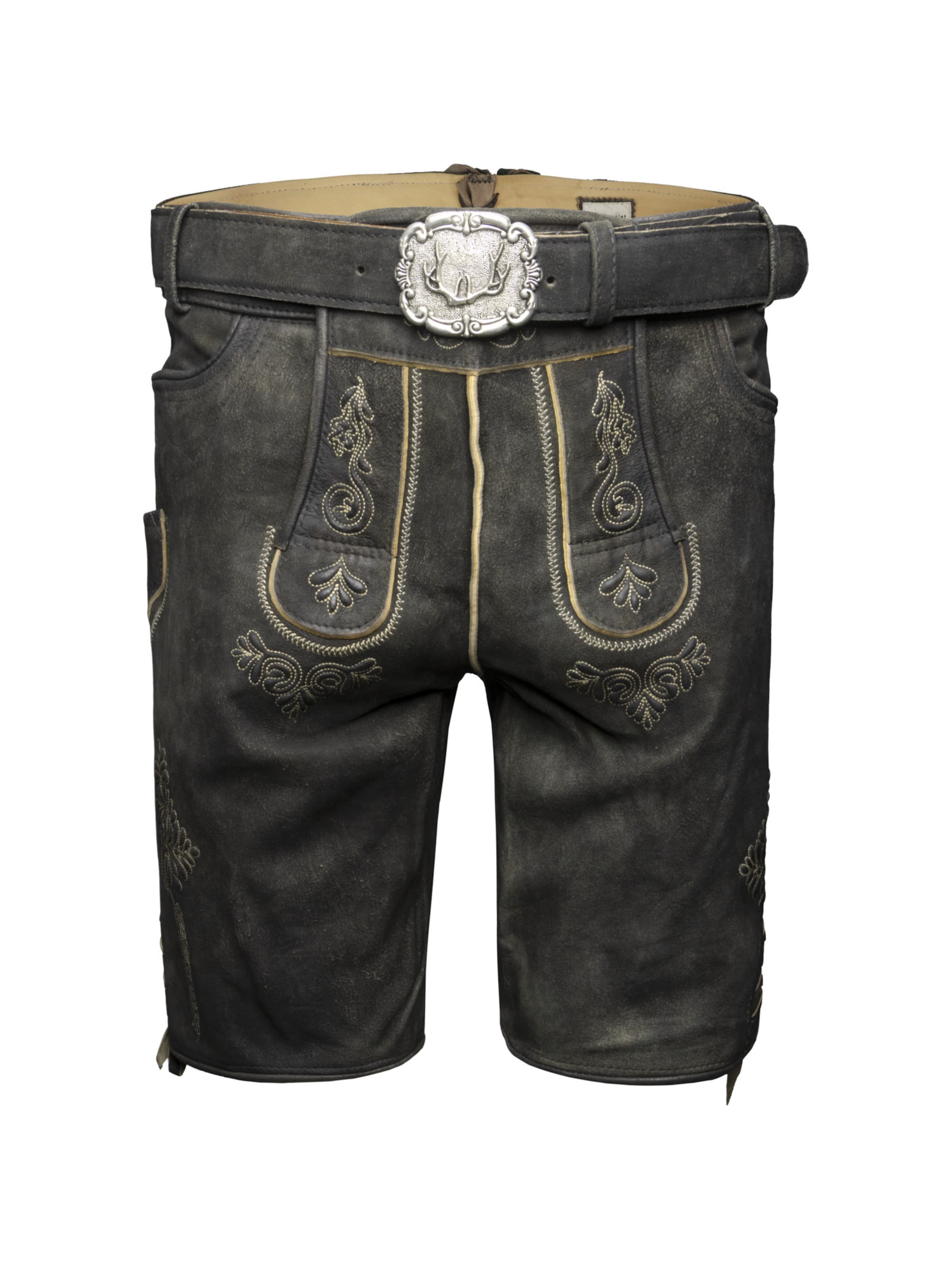 Regular Pantalon folklorique 'Sigl' STOCKERPOINT en gris : devant