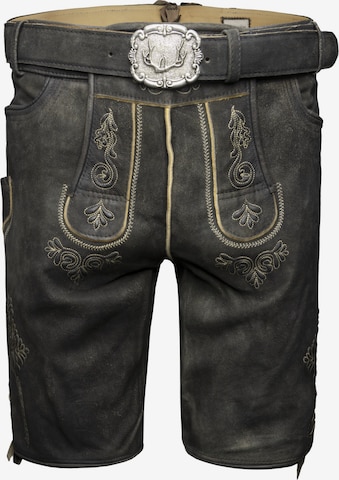 Pantalon folklorique 'Sigl' STOCKERPOINT en gris : devant