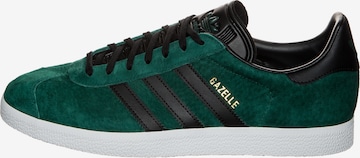 zaļš ADIDAS ORIGINALS Zemie brīvā laika apavi 'Gazelle'