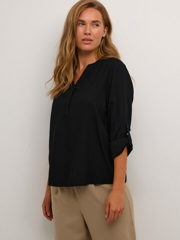 Kaffe - Blusa 'KAmilia' en negro: frente