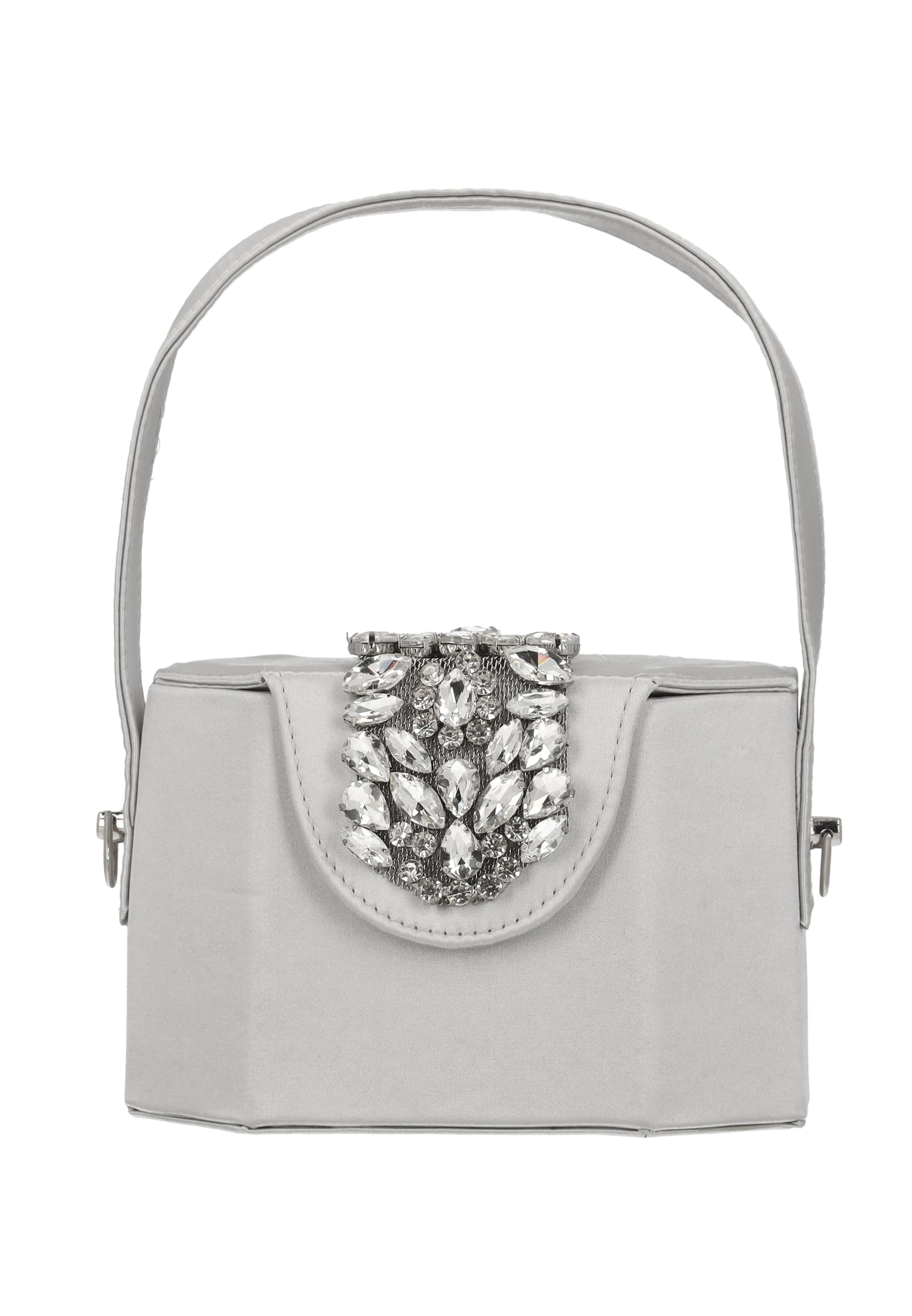 faina - Clutches em prata: frente