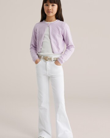 WE Fashion Вязаная кофта в Лиловый