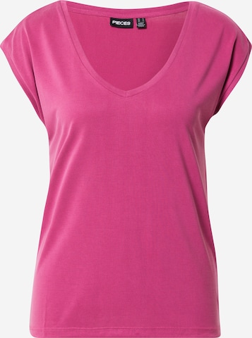PIECES T-Shirt 'KAMALA' in Pink: predná strana