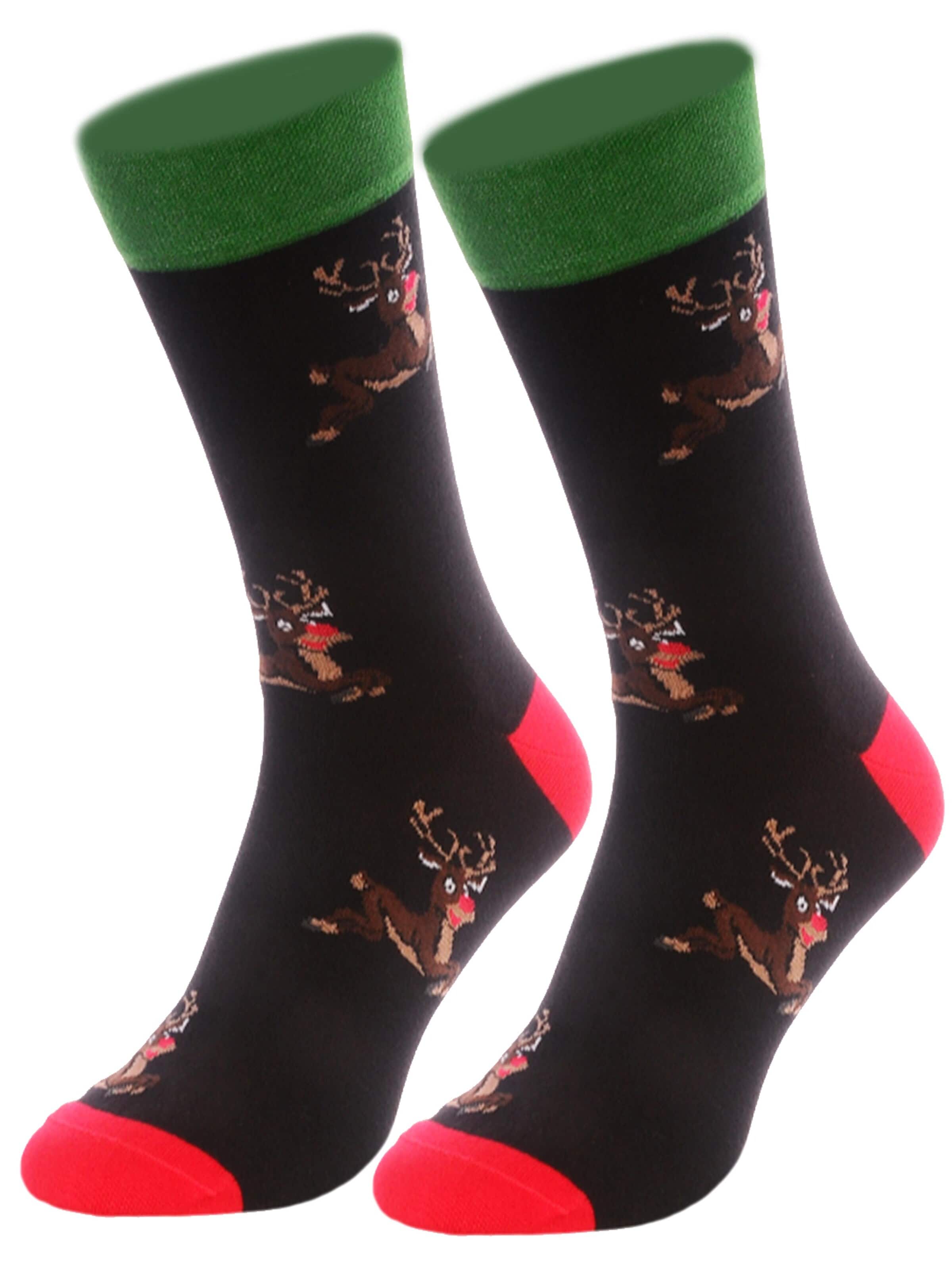 La Bortini Socks in Black: front