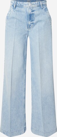 Wide leg Jeans 'DAKOTA' de la GUESS pe albastru: față