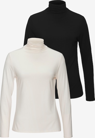 LASCANA Paita värissä musta / villanvalkoinen, Tuotenäkymä