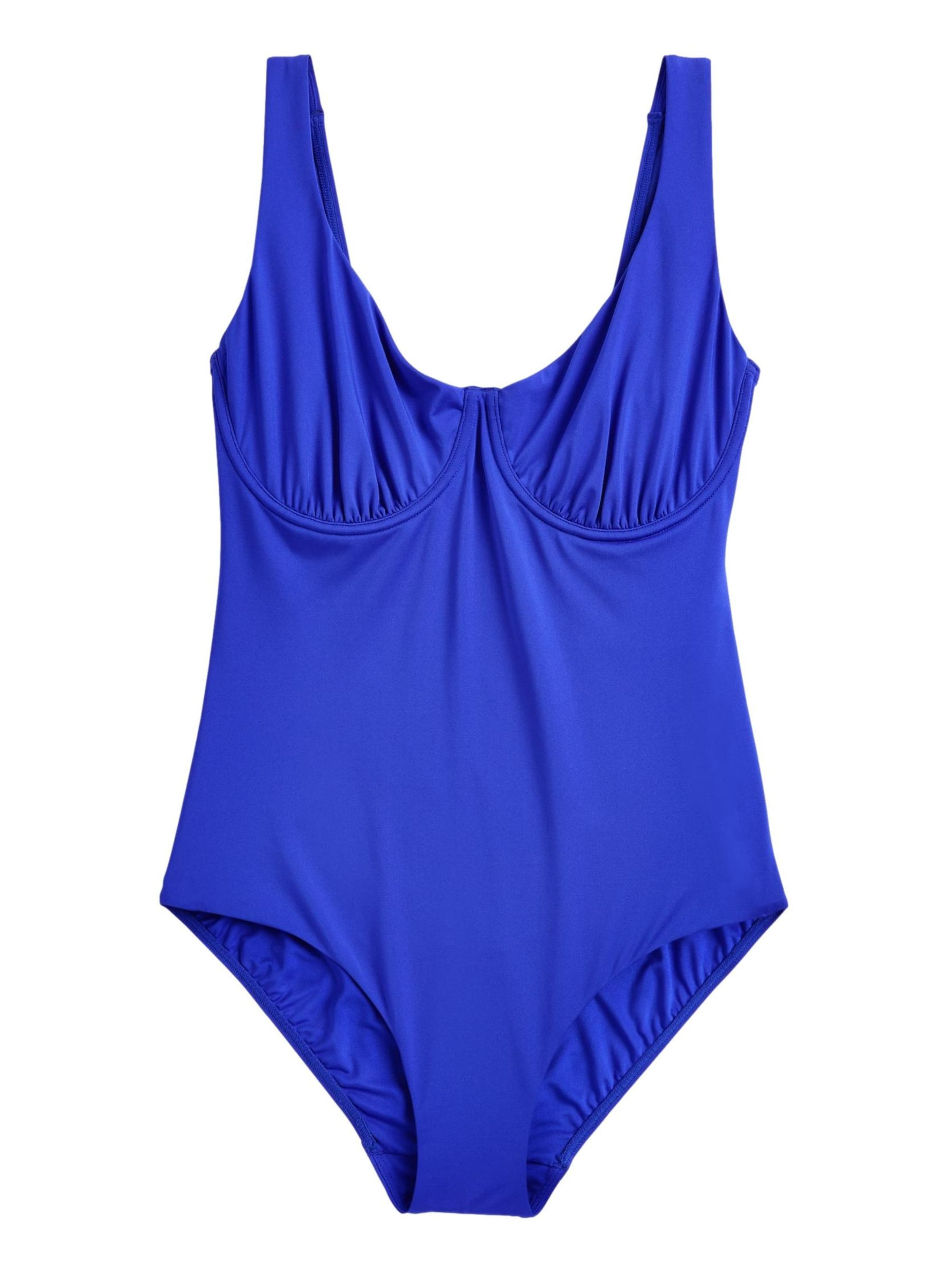 Next Trojúhelníková Plavky – modrá: přední strana