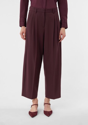 COMMA Wide Leg Hose in Rot