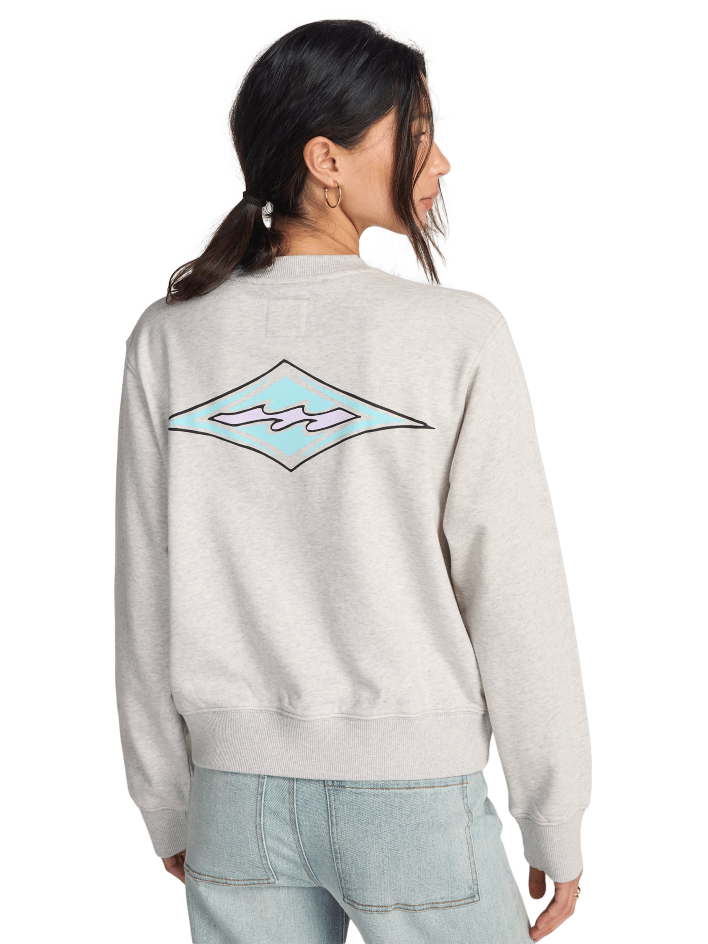 BILLABONG Sweatshirt 'Chasing Horizons' in Grey: front