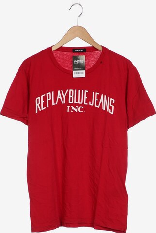 REPLAY T-Shirt L in Rot: predná strana