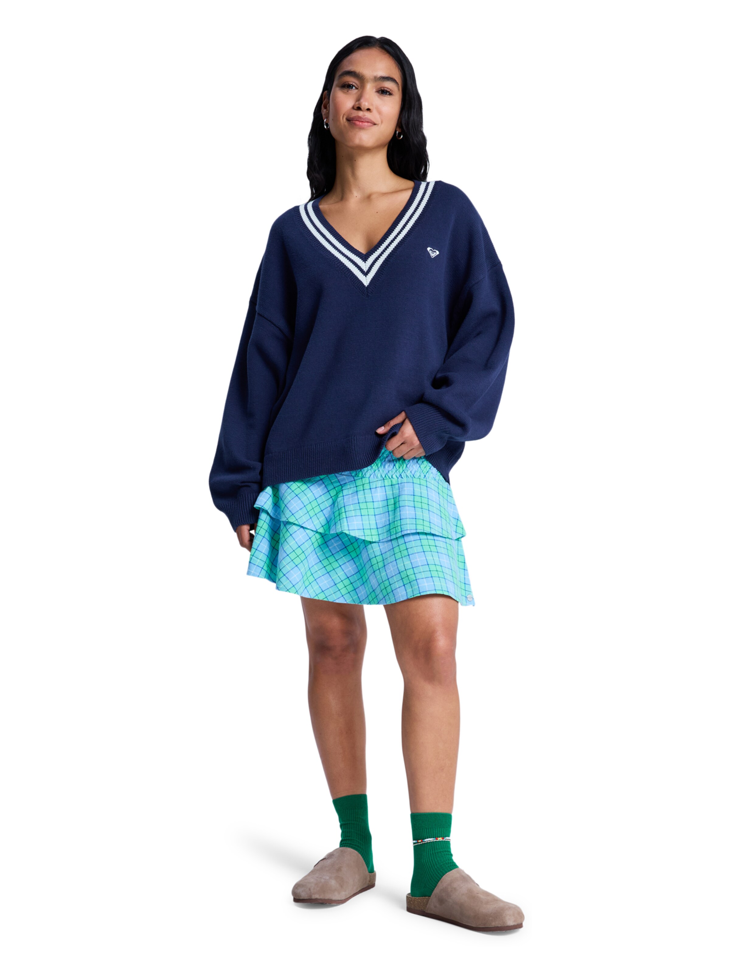 ROXY Pullover 'Surf School' in Blau