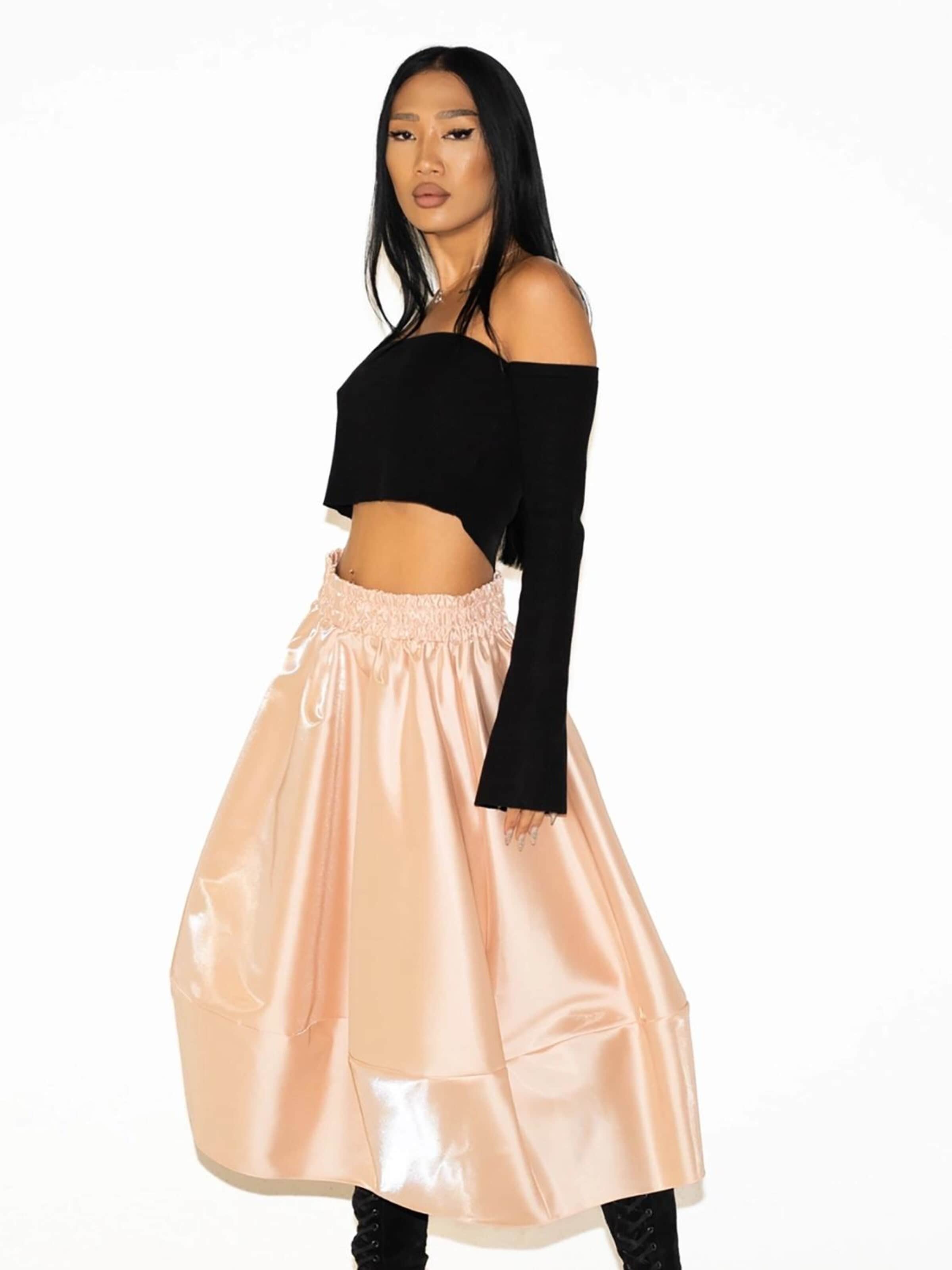 IUnique Skirt 'Ballon' in Orange: front