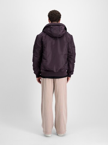 purpurinė ALPHA INDUSTRIES Demisezoninė striukė