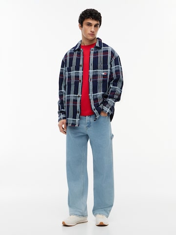 Tommy Jeans Comfort Fit Skjorte i blå