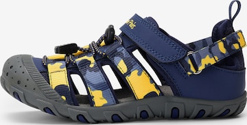 Dream Pairs Sandal in Blue: front