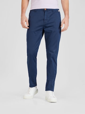 Regular Pantalon chino BLEND en bleu : devant