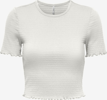 ONLY - Camiseta 'INGA' en blanco: frente