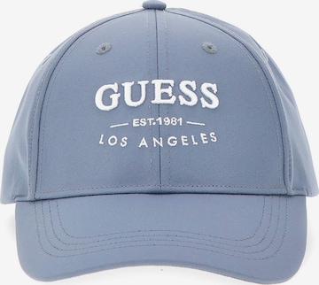 Casquette 'Strave' GUESS en bleu : devant