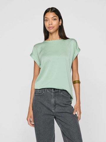VILA Shirt 'ellette' in Groen: voorkant