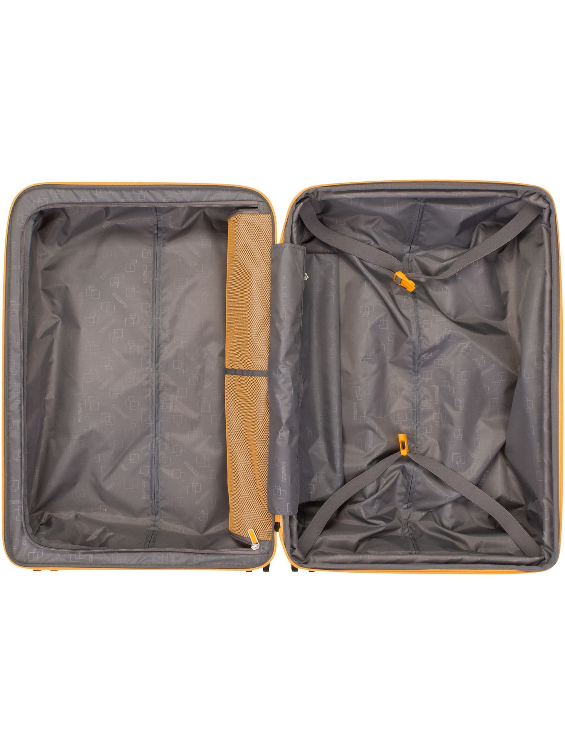 American Tourister Trolley 'Dashpop Spinner 67 EXP' in Gelb