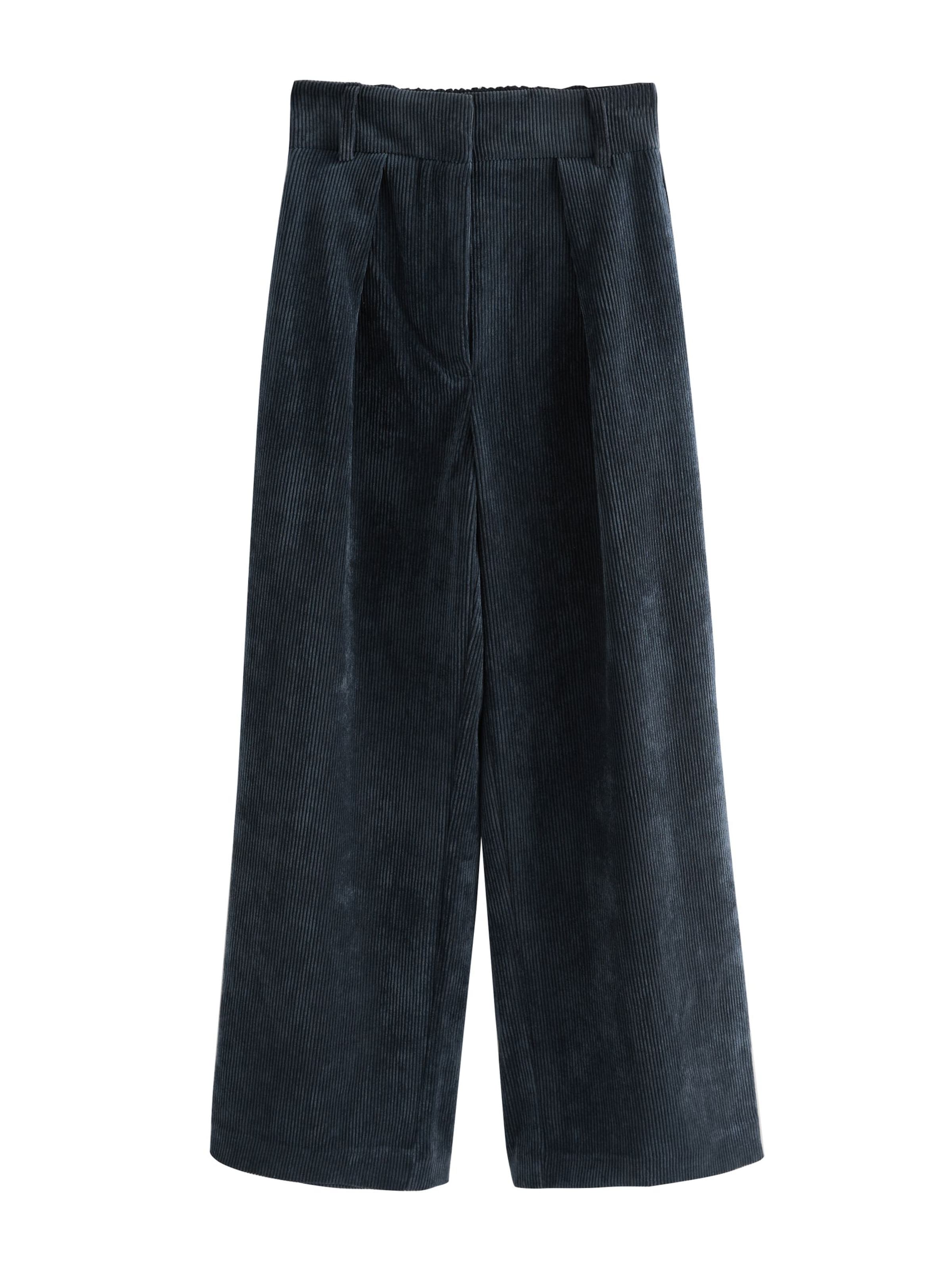 Next Pleat-front trousers in Navy, Item view